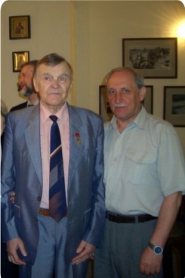  С Юрием Бондаревым. 2007 г.