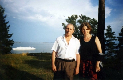 С Еленой Сапрыкиной. 2005 г.