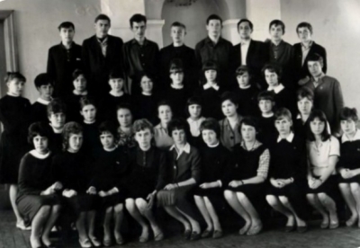  Мой выпускной 10-й класс. Ногинск. 1966 г.